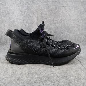 Nike Shoes Mens 10.5 Sneakers React Terra Gobe ACG Athletic Trainer Black Purple